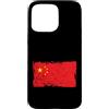 China Asia country Beijing Shanghai Chin Custodia per iPhone 15 Pro Max Bandiera della Cina in look usato