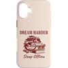 Fantasy Reading Dragon Book Lover Quotes Custodia per iPhone 16 Plus Dream Harder Sleep Offline Dragon Reader Fantasy Libri