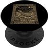 Celestial Tarot Aesthetic Australian Des Mito astronomico della carta dei tarocchi di Goanna celeste PopSockets PopGrip Adesivo
