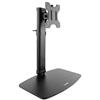 TooQ DB1127TN-B - Supporto da tavolo con regolazione in altezza per schermi da 17" a 27", colore nero