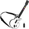 DOYO Controller Guitar Hero per PC e PS3, Chitarra Wireless per Guitar Hero 3/4/5 e Giochi Rock Band 1/2, Chitarra Guitar Hero con Tracolla per Chitarra (Dieci Tasti/Bianco)