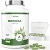 Biotary Moringa oleifera 300 capsule 1800 mg per dose giornaliera ad alto dosaggio | Portapillole incluso scorta per 3 mesi 100% vegano formula pura qualità testata