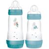 MAM Easy Start™ Anti-Colic Set biberon, funzione autosterilizzante,- Set biberon 260ml & 160ml, ideale per i neonati, (0-6 mesi)
