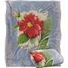 LOGOVISION Jq Licensing Love Happiness Joy Flower 2 Coperta super morbida al tatto setoso - 152 x 127 cm