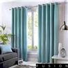 Fusion Sorbone., Cotone, Duck Egg, 90 Width x 72 Drop (229 x 183cm)