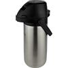 Pioneer Thermos da 1,9 litri in acciaio inossidabile con leva, flacone a tenuta stagna per bevande calde e fredde, distributore di bevande con pompa facile da usare per eventi