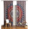 Popular Handicrafts Tende a pannelli, stile indiano, hippie, bohémien, bellissime, con pavone, mandala,