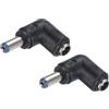 QUARKZMAN Adattatore Connettore Alimentazione DC Femmina Jack 5,5x2,1mm 2Pz