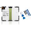 ASKC 3.8V 7300mAh EB-BT585ABE Tablet Batteria per Samsung Galaxy Tab A 10.1 2016 SM-T580 SM-T585 SM-P580 P585 P585M SM-T585C SM-T587 SM-T587P Series EB-BT585ABA with Tools