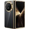 GIOPUEY Cover Compatibile con HONOR Magic V5, Alta Trasparenza Custodia, Materiale PC Rigido Case，Nessun Ingiallimento, Nessuno Sbiadimento - Golden