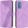 OKZone Cover per Samsung Galaxy M52 5G, Custodia in Pelle Samsung M52 5G, Antiurto Cover a Libro Galaxy M52 5G Magnetica Portafoglio Folio PU Pelle Flip Caso con Wallet Case Cover (Porpora)