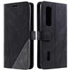 SONWO Cover per Oppo Find X2 PRO, Flip Caso in PU Pelle Case Cover Portafoglio Custodia per Oppo Find X2 PRO, [Kickstand] [Slot per Schede], Nero