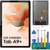 SRJTEK Per Samsung Galaxy Tab A9+Sostituzione Dello Schermo Per Samsung Tab A9 Plus Display LCD Digitizer Touch Screen Assembly Kit di Riparazione SM-X210 SM-X215 SM-X216B Nero