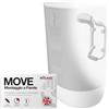 Sound bass staffa da parete per altoparlante Move, resistente alle intemperie, compatibile con Sonos Move e Move 2, con accessori di montaggio inclusi (Move 2 - Bianco)