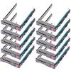 Heretom 2,5 651687-001 Rev 4.010 HDD SFF Vassoio 651699-001 Tray Caddy per HP G9 Gen9 DL380p DL320e DL360p DL360e DL385 DL388 DL380 DL160 DL580 ML350e ML310e SL250s, con Chip e Viti