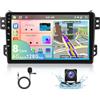 VECHTEL 6G&128G VECHTEL 9Autoradio per Suzuki Splash Ritz/Opel Agila B 2004-2014 con Carplay Android Auto Wireless,8-Core Android 13,Bluetooth RDS/FM Radio,Wi-Fi Navi Telecamera posteriore AHD/CANBUS