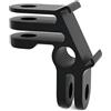 HSU Adattatore verticale per fotocamera Go Pro, in alluminio con foro Cold Shoe per Hero 13/12/11/10/9/8/7/6/5/4/3