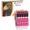 LOSMANN D&C 5x Magenta cartucce compatibili con Canon CLI-581 XXL ricambio per Canon Pixma TR7550 TR8550 TS6150 TS6151 TS6250 TS6251 TS8150 TS8151 TS8152 TS8250 TS8251 TS8252 TS9150 TS9155 TS9550