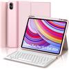Occtingkind Custodia con Tastiera per Xiaomi Redmi Pad Pro 12,1 (2024) e Poco Pad 12,1 (2024), Italiano QWERTY, Senza Retroilluminazione, Senza Touchpad, Rosa