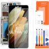 AGCUT Schermo LCD OLED per Samsung Galaxy S21 Ultra 5G SM-G998B SM-G998B/DS SM-G998U SM-G998W LCD Display Display Schermo Sostituzione Digitalizzatore Montaggio Assemblaggio con Riparazione Kit