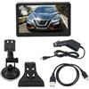 Riloer Navigazione auto, GPS per auto con touch screen HD da 7 pollici, mappa con guida vocale, portatile e ricaricabile