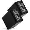 CELLONIC 2x Batteria per Fotocamera Compatibile con Sony FDR-AX33, HDR-CX250, HDR-CX270, NP-FV70 - (3300mAh, 7.4V)