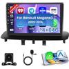 Hikity 4+64GB Android 15 Radio Wireless Carplay Android Auto per Renault Megane 3 2009-2014 con Touch Screen da 9 Pollici Navi GPS Mirror Link HiFi AI DSP Bluetooth Backup Camera