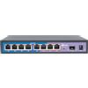 KuWFi HG0801-P Switch POE 2.5 Gigabit 8 Porte , 1 Porta SFP 10G, 60Gbps 8 Porte Ethernet 2.5G, Plug & Play, Montaggio Desktop o a Parete, Ideale per Monitoraggio IP/AP WiFi, Ufficio, Scuola, Ospedale
