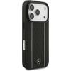 CG MOBILE Mercedes - Cover in pelle con motivo a stelle, compatibile con MagSafe per iPhone 17 Pro (nero)