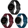 Issinlky Cinturino per Garmin Vivoactive 4S/Venu 2S/Venu 3S/Vivomove 3S, 18mm cinturino silicone morbido per Fossil Donna Gen 6/Fossil Donna Gen 5E/Fossil Q Venture HR Gen 4/Gen 3