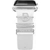 EIHAIHIS Compatibile con Cinturini in Silicone per Apple Watch 38mm 40mm 41mm 42mm 44mm 45mm 49mm, Decorativi con Diamanti in Metallo per Cinturini Accessori per iWatch Ultra 8 7 6 5 4 3 SE,lettera B