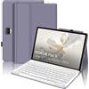 JADEMALL Custodia con Tastiera per Honor Pad 9 12.1 Pollici 2024, Italiana QWERTY Wireless Bluetooth Tastiera Magnetica Staccabile per Honor Pad 9 12.1, Viola