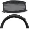 Miruchertter Life Q20 - Copertura di ricambio per fascia in pelle, compatibile con cuffie Anker Soundcore Life Q10 Q20 Q30 Q35, con cerniera, colore: nero