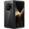 GIOPUEY Cover Compatibile con Honor Magic V5, Alta Trasparenza Custodia, Materiale PC Rigido Case，Nessun Ingiallimento, Nessuno Sbiadimento - Black