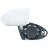 HZ-DESIGN Vetro Specchietto Ersatzspiegel SX Lato Conducente Specchio Asferico 5G0857521 Compatibile Con Golf 7 E Variant