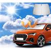Coleya Parasole per Parabrezza Compatibile con Audi Q3 F3 2019-2025 Audi Q3 8U 2013-2018, Audi A3 Accessori Copertura Parasole per Parabrezza Anteriore, Protezione Solare, Ripiegabile, Protezione UV