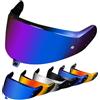 PSLER Visiera Casco per SKWAL i3 RIDILL 2 D-SKWAL 3 Visiera Colorata Accessori per Casco da Moto Ricambio(Arcobaleno)