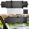 KOUHA Estensore Parasole Auto Aletta Parasole Universale con Protezione dai Raggi UV Antiriflesso Estensore Alette Parasole Auto per Driver o Sedile Anteriore Passeggero