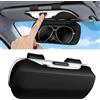 innislink Porta occhiali per auto, porta occhiali da sole portatile, porta occhiali da sole auto, parasole per auto, custodia per occhiali, parasole organizer con foderato, porta occhiali da sole