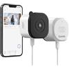 Codnida 3MP Telecamera da Finestra per la Sicurezza Domestica, 2K Telecamera da Interno con Rilevamento del Movimento, Visione Notturna a Colori, Audio Bidirezionale, Anti Riflesso, 2.4/5Ghz WiFi