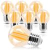 Aigostar Edison Lampadine LED E27,Lampadine di Filamento 8W, Luce Calda 2200K,880lm, G45,Lampade Decorativa Retrò per Bar Caffè Hotel, 6 Pezzo