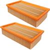LRFDRESS 2 filtri HEPA a pieghe piatte per Kärcher NT 25/1 Ap, NT 35/1 Ap, NT 35/1, NT 45/1, NT 55/1, NT 361, NT 561, NT 611 Tact, Te, M, per Hilti VC 20 U VC 40 U UM (LF 4) Nr. 6. 904-367.0