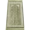 ihvan online, Morbido tappeto da preghiera musulmana in velluto di Lux | Janamaz | Sajadah | morbido tappeto di preghiera musulmano | regali islamici | tappeto da preghiera elegante, colore: verde
