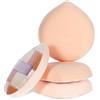Mozeat Lens 4 spugnette coreane per fondotinta, correttore e cipria a goccia, per cipria, spugnette per fondotinta, spugnette per fondotinta, crema e cipria (misura grande) - C