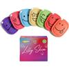 Lilly Skin Dischetti Struccanti Lavabili e Riutilizzabili Lilly Skin - Spugnette Morbide, Detergenti ed Esfolianti - Confezione da 7 Pads - Smiley