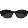 Gucci Occhiali da Sole GG2105SA 003 Nero Sfumato Rosso/Grigio Donna 52/20/145