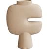 101 COPENHAGEN - Vaso Tribal - Beige - Ceramica - Designer Tommy Hyldahl