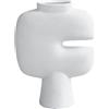 101 COPENHAGEN - Vaso Tribal - Bianco - Ceramica - Designer Tommy Hyldahl