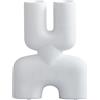 101 COPENHAGEN - Vaso Cobra - Bianco - Ceramica - Designer Tommy Hyldahl