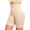 YARRCO Shapewear Guaina Contenitiva Donna Pancia Piatta Guaina Modellante Snellente Pantaloncini Mutande Contenitive Intimo Modellante Vita Alta Senza Cuciture Invisibile (#1 Beige,XXL)